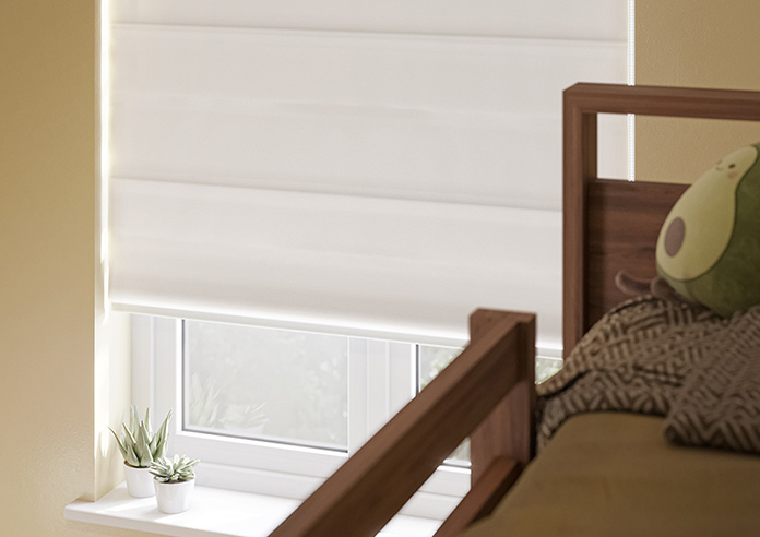Panama, White - Roman Blind - Image 5